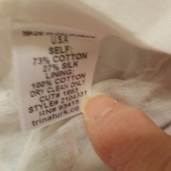 Trina Turk silk blend animal print halter style dress size 10 - Picture 7 of 9